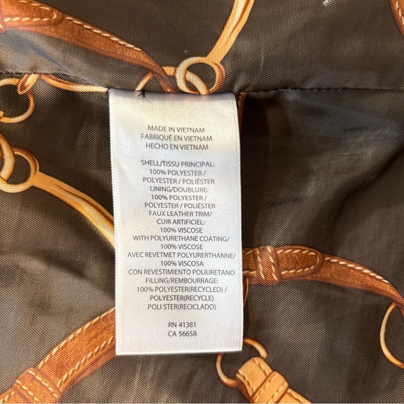 RALPH LAUREN Lauren Women Diamond Quilted Jacket Litchfield Coat Mid Length 3X - Picture 14 of 15